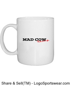 Mad Cow Racing Coffee Cup 2 Design Zoom